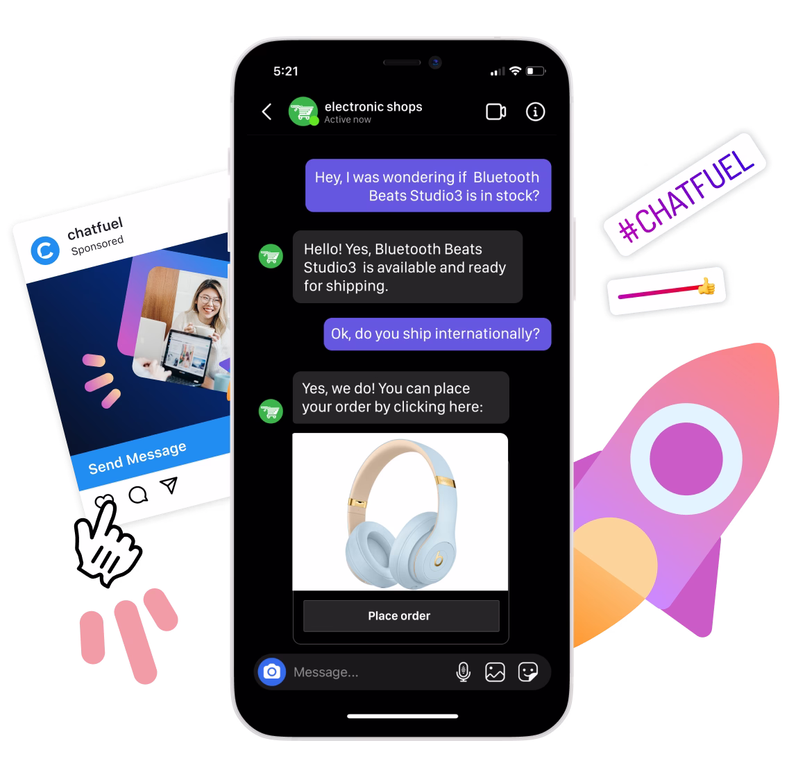 Instagram Customer Conversion Screenshot